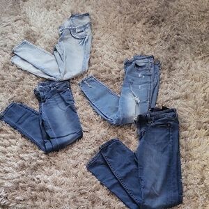 Bundle Stylish Women's Blue Jeans
